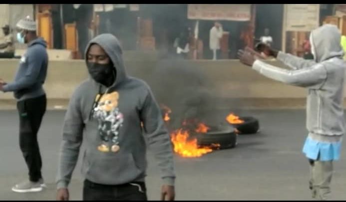 Urgent manifestation à Bountou Pikine