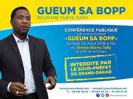 Rejet de la liste de Gueum Sa Bopp : Bougane accuse Macky Sall et compte saisir les représentations diplomatiques pour…