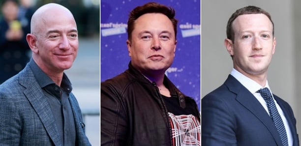 Bezos, Musk, Zuckerberg : La fortune des milliardaires de la tech a fondu en 2022