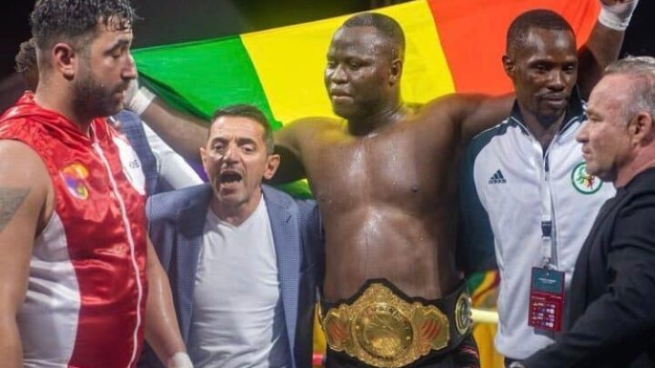 KICK-BOXING : LE BOXEUR SÉNÉGALAIS LAMINE SENE REMPORTE LA CEINTURE WAKO PRO AFRIQUE