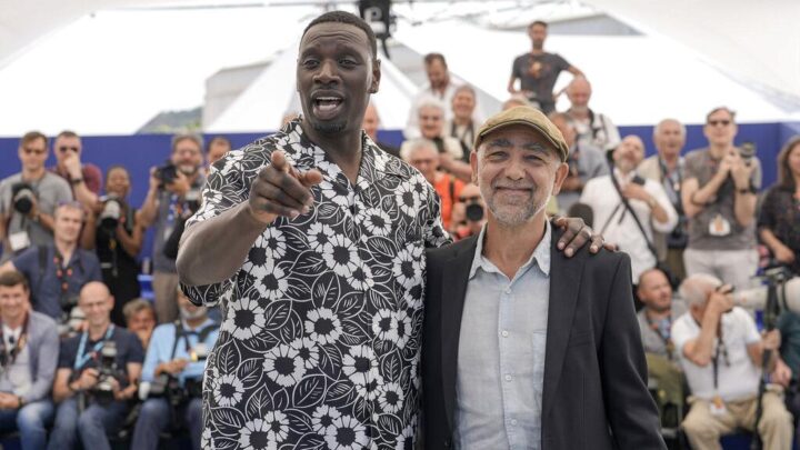 Omar Sy à Dakar pour l’avant-première du film « Tirailleurs », au cinéma Pathé