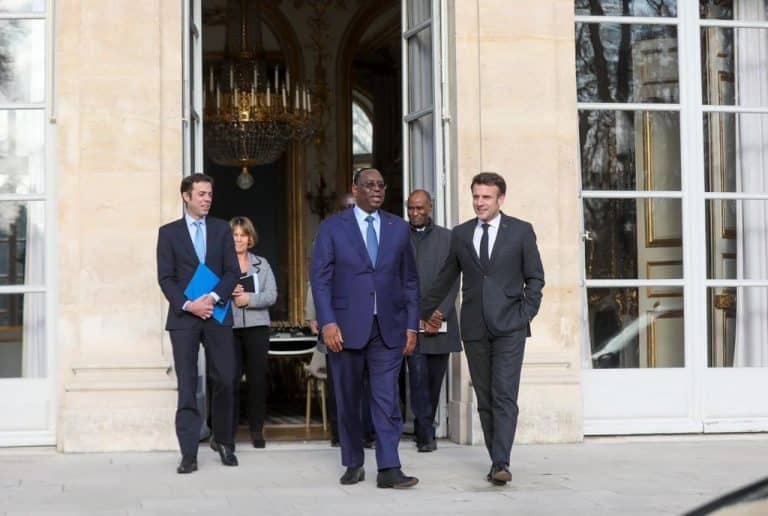 FRANCE : LE PRÉSIDENT MACKY SALL REÇU AU PALAIS DE L’ÉLYSÉE, CE MARDI